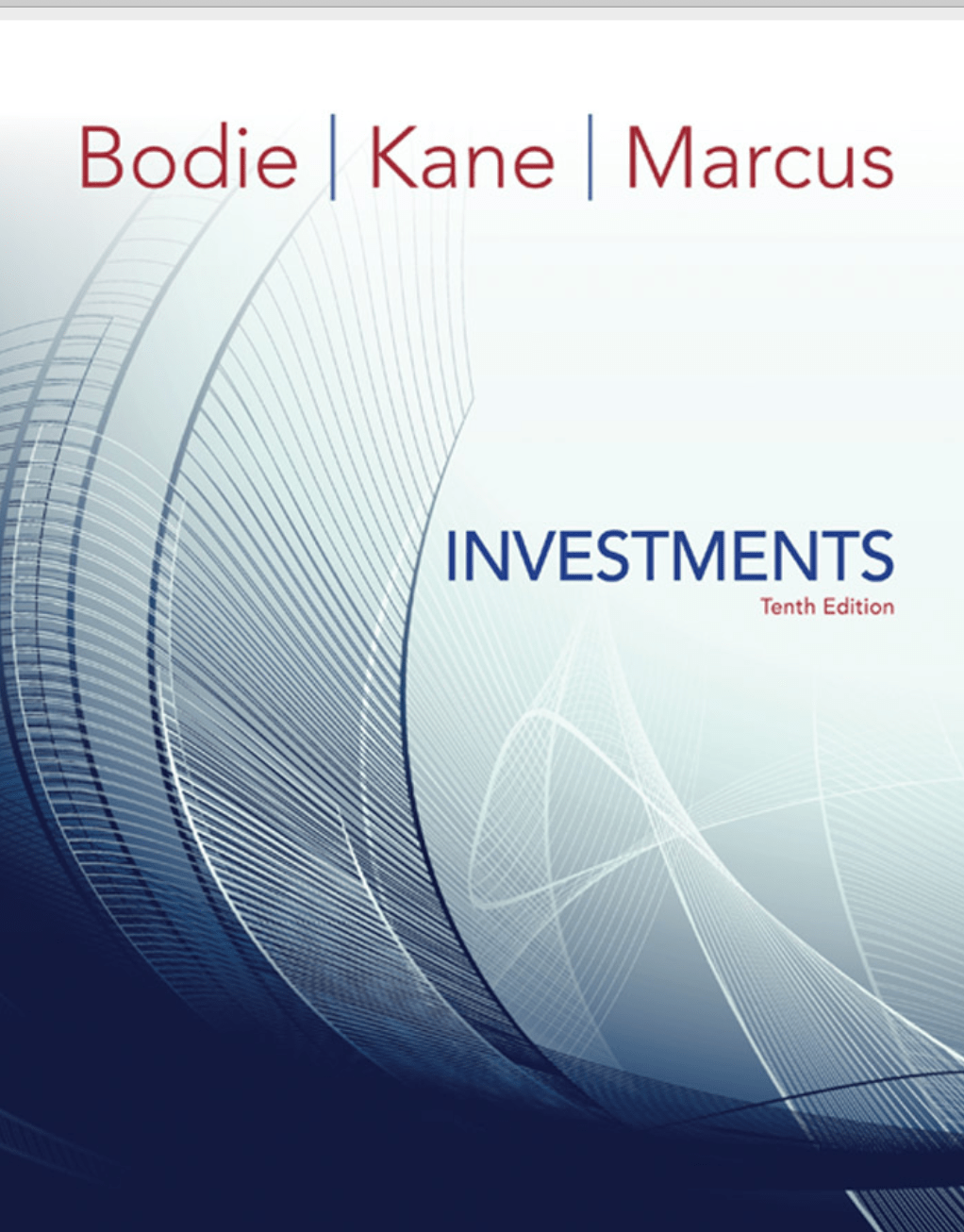 Investments, 10th EDITION book