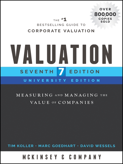 Valuation: Measuring and Managing the Value of Companies on E-Book.business