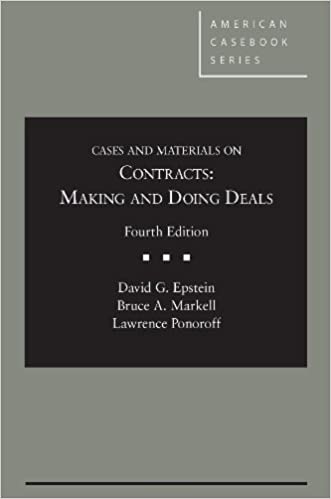 Cases and Materials on Contracts: Making and Doing Deals book
